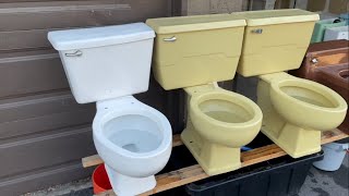 Flushing All My Toilet Collection [upl. by Jadwiga]