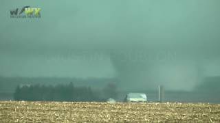 Violent EF4 Wedge Tornado  Fairdale IL  April 9 2015 [upl. by Nonad]