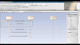 Sequence diagram using Enterprise Architect [upl. by Calista]