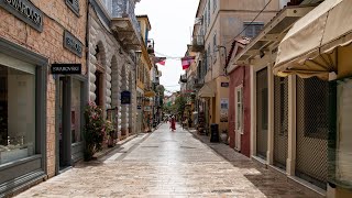 Walking in Nafplio  Greece 4K [upl. by Oetomit508]