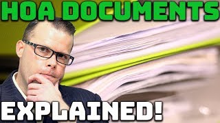 Mastering HOA Documents Expert Guidance [upl. by Delora432]