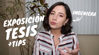 TIPS para LA TESIS Exposición  Tutorial [upl. by Aremihc993]