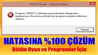 XINPUT13dll Hatasına \u00100 Çözüm [upl. by Walliw]