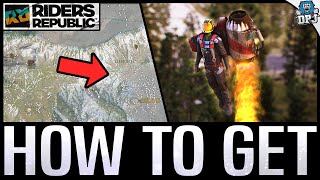 Riders Republic  HOW TO GET SECRET JET PACK  PLANE WING amp FLY ANYWHERE  Easy amp Fast Guide  Relic [upl. by Naenej]