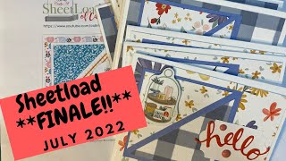 July 2022 Sheetload of CardsDecorating Finale [upl. by Ornstead]