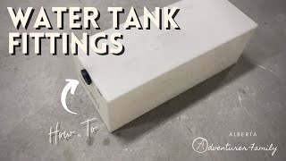 How To Install Water Tank Fittings  S02 E05  Vintage RV Restoration [upl. by Verlee]