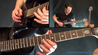 Back In Black Guitar Lesson Pt2  ACDC  Solo [upl. by Keelin]