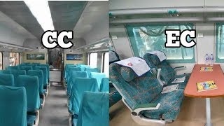 Difference between EC amp CC in Shatabdi Express [upl. by Akinoj]