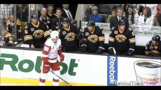 Chris Kelly hits Kronwall [upl. by Griggs719]