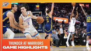 OKC Thunder at Golden State Warriors  Game Highlights  November 16 2023 [upl. by Zerimar]