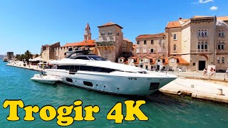 Trogir Croatia Walking Tour 4K [upl. by Albers]