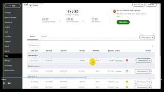 QuickBooks Online  VAT Return Tutorial  quickbooks vat [upl. by Mackenie741]