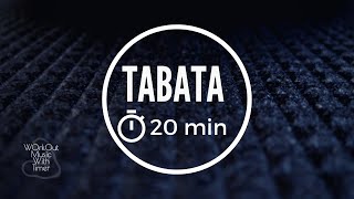 Tabata Timer With Music 20 minutes 75 [upl. by Illil418]