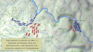 Chancellorsville Battle Map Program [upl. by Richlad]