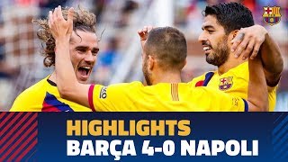 FC Barcelona – SCC Napoli 40 HIGHLIGHTS [upl. by Irrab730]